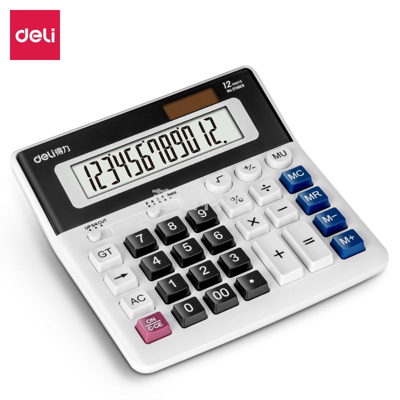 得力(deli)2136ES 桌面计算器(白色)