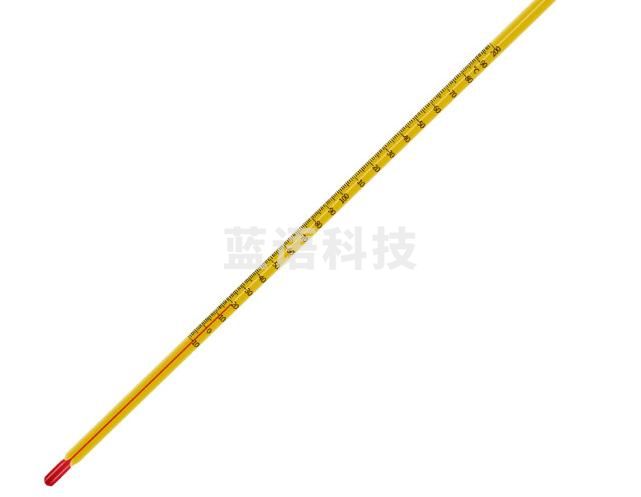 玻璃温度计工业玻璃棒液体测温仪 红水温度计