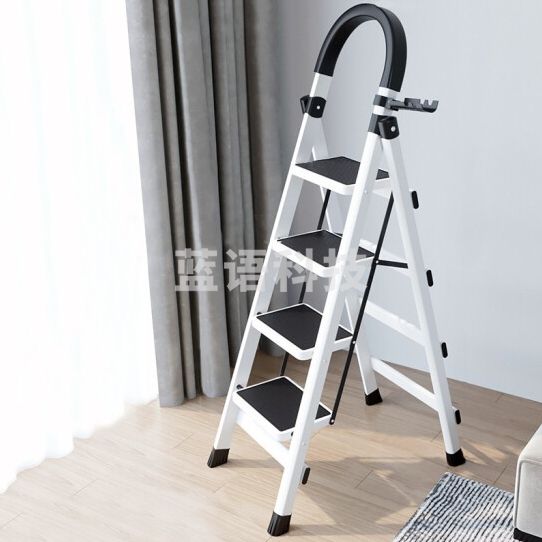 梯子 人字梯加厚加粗铁梯折叠梯子