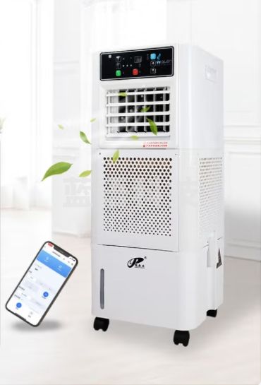 万家达 智能无雾加湿器家用静音湿膜加湿机办公空气净化室内卧室客厅 大型容量落地式增湿器 SCH-D8wifi版