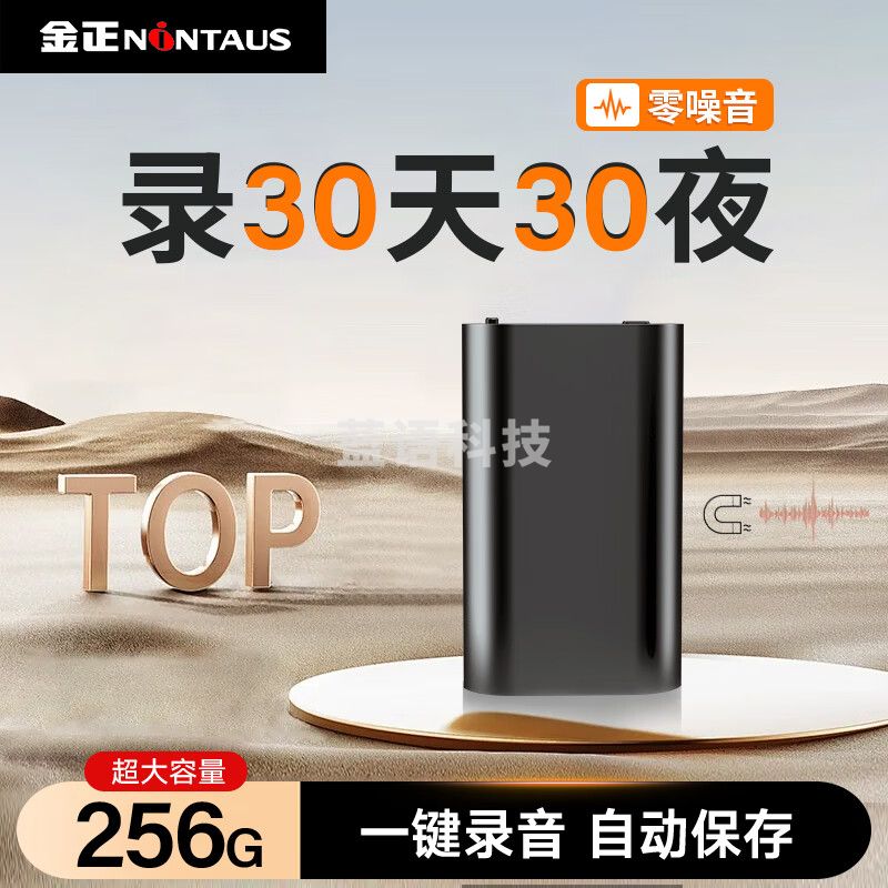 金正【30天30夜不间断】256G超大容量 高清录音笔远距声控录音神器超长待机 录音器N30max+