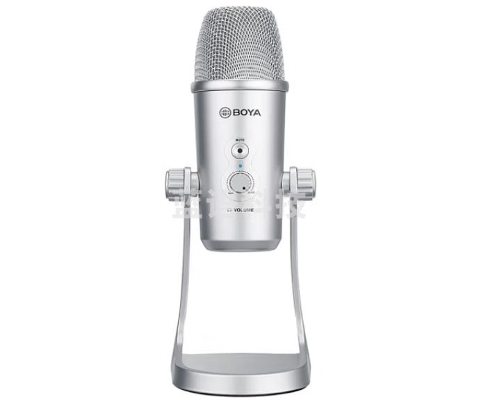 BOYA博雅 麦克风 BY-PM700SP苹果安卓手机电脑USB通用K歌直播麦克风 网课会议录制配音立体声收录音专业话筒
