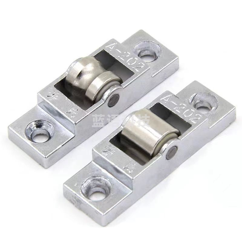 塑钢窗单槽滑轮单平滑轮推拉窗户滚轮平移窗轮子凹凸滑轮门窗配件