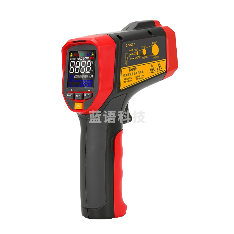 优利德（UNI-T）UT302C+ 红外测温仪 点温仪 测温枪