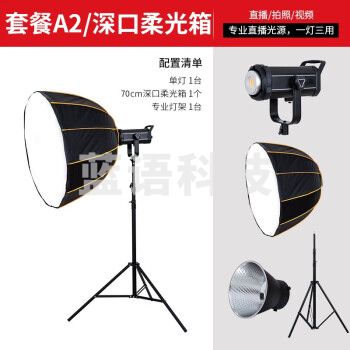 天影视通直播影视补光灯演播室球灯柔光灯 Y300D单灯 套餐三