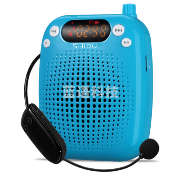 十度(ShiDu)SD-S611 小蜜蜂扩音器教师专用UHF版 海洋蓝
