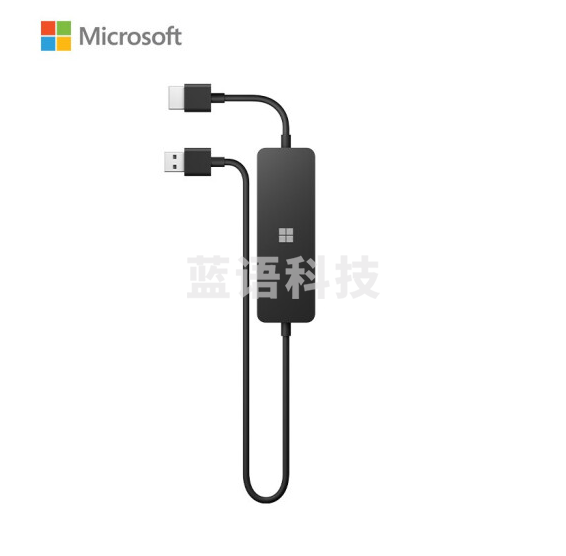 微软4K超清无线显示适配器 7-10米隔空无线投屏 手机平板笔记本 安卓/Win10 搭配HDMI显示器电视使用