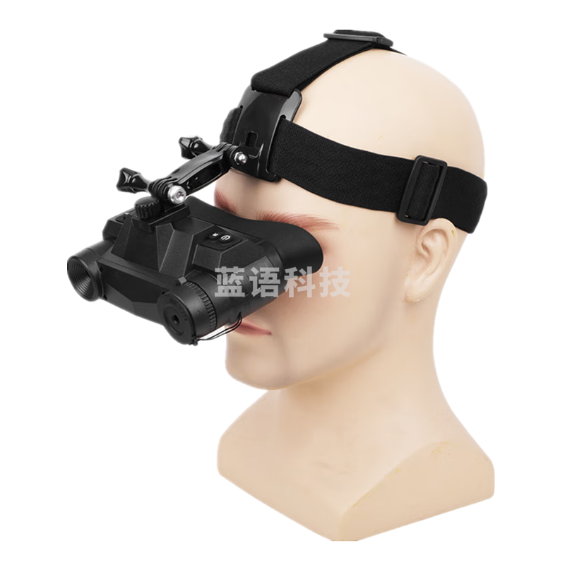 JHOPT巨宏GS3.5X15双目头盔数码夜视镜22度广角视野 可录像回看 全黑夜视高清显示 小巧轻便