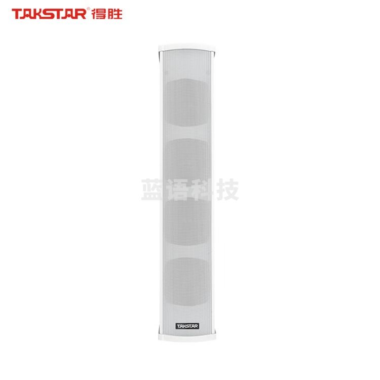 得胜（TAKSTAR）EB-100 专业广播定压音柱 零售店餐厅商店教堂建筑商场超市背景音乐 壁挂音响音柱（只）
