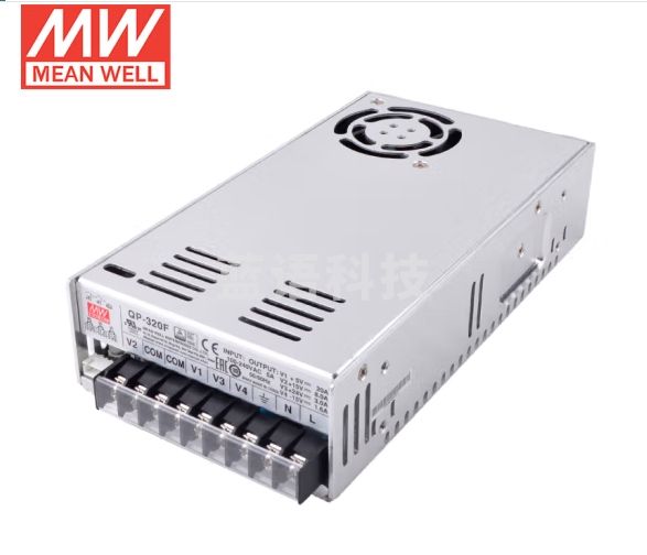 明纬（MEANWELL）QP-320F开关电源 四路输出带PFC功能明纬电源(320W左右) 5V20A/15V8A/24V3A/-15V1.6A输出
