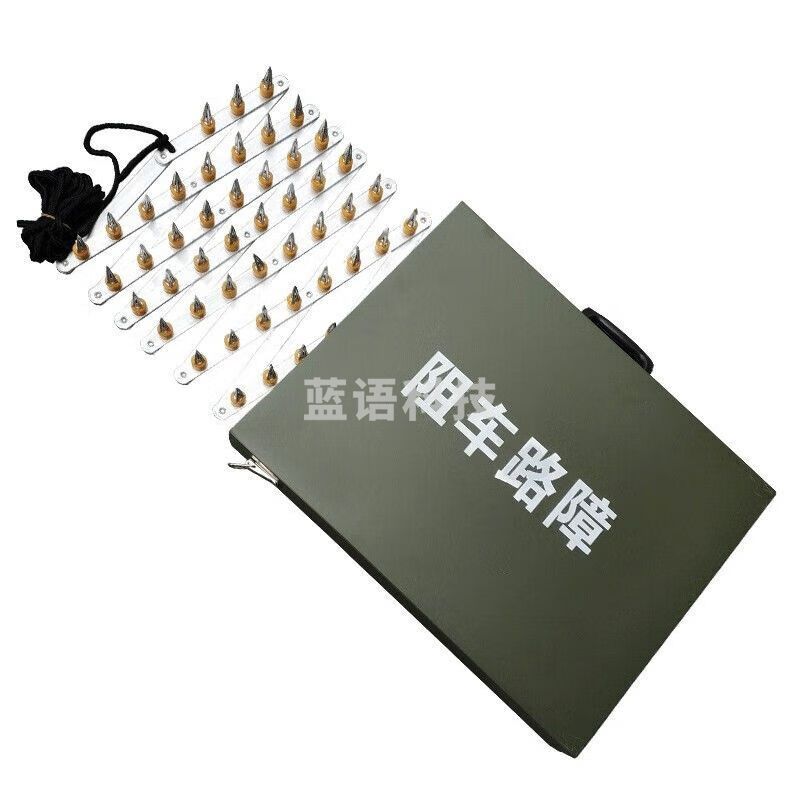 自动阻车路障 遥控伸缩破胎反恐防暴高速检查站 自动遥控绿色