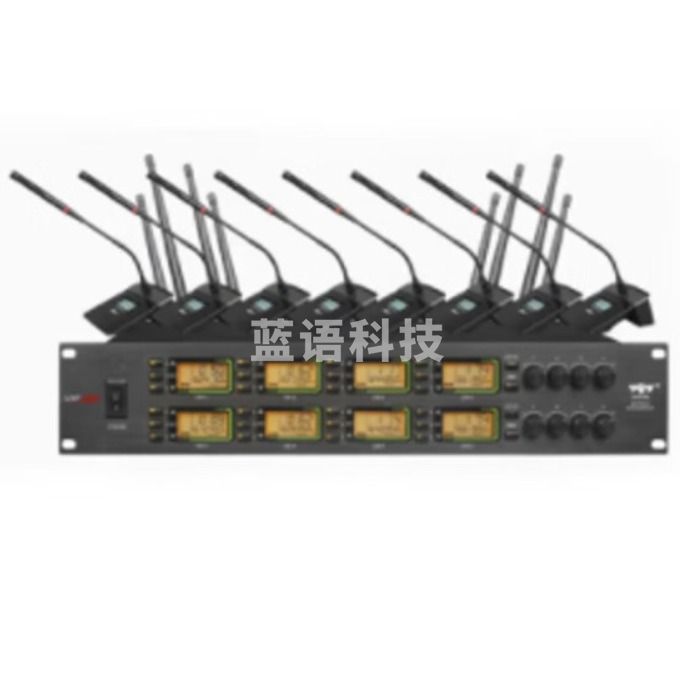 797AUDIO专业麦克风SG818M无线一拖八无线会议话筒