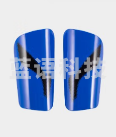 李宁护腿板 蓝色 AQAS037-2 尺寸标注