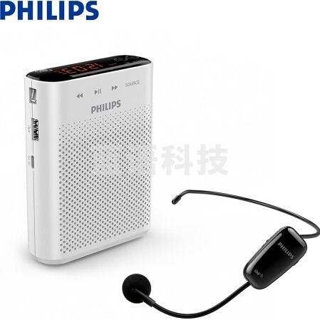 飞利浦(PHILIPS) SBM230 无线便携广场音响插卡音箱 教师导游教学专用扩音器