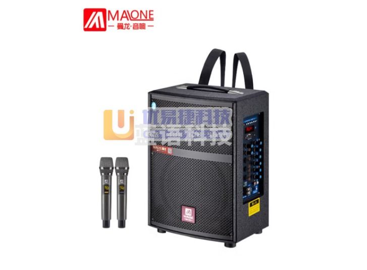 曼龙（MALONE）M-68S音响三分频带声卡无线话筒 铅酸电池+话筒耳麦