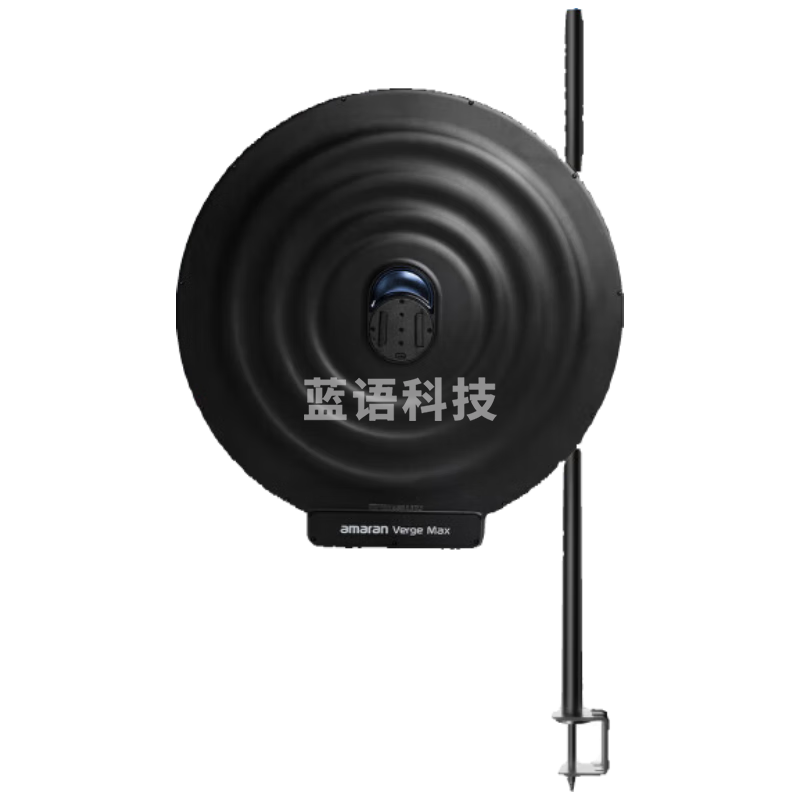 爱图仕（Aputure）艾蒙拉 补光灯 Verge Max圆形发光美颜桌面平板灯 双色温直播间视频摄影打光灯 炭灰色