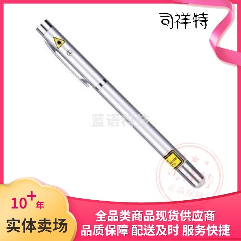 得力电子笔（deli）办公红外线笔激光笔PPT电子笔远射会议教学教鞭笔 银色