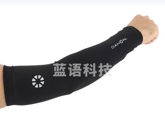 大行（DAHON） 骑行袖套冰丝袖套男女通用骑行手臂套高弹护臂 黑色 L码