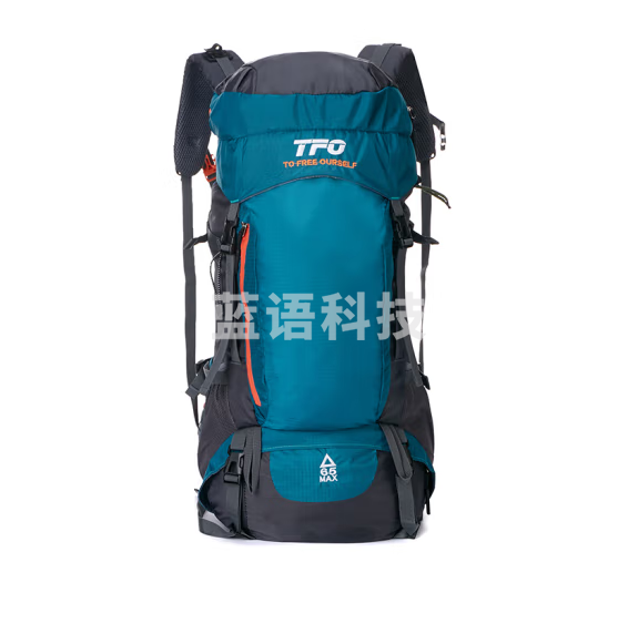 TFO 户外登山包 多功能双肩背包大容量旅行包9202308 湖蓝色
