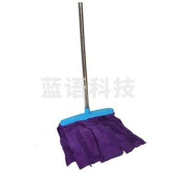 不锈钢杆 餐厅酒店宽头平头吸水毛巾拖把拖布尘推