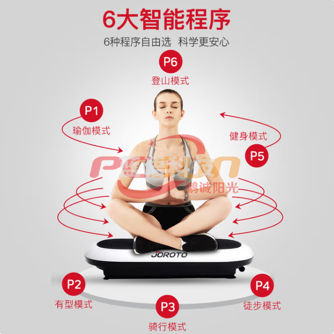 捷瑞特(JOROTO)美国甩脂机抖抖机律动机家用减重女神器材美人塑形 S3000 时尚白