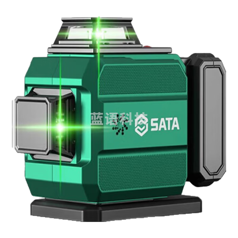世达SATA红外线激光水平仪高精度强光细线电子安平水准仪贴地D05978 绿光12线