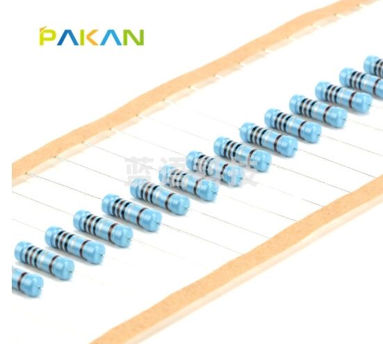 PAKAN 2W金属膜电阻 1%精度 欧姆 五色环 电阻器2W 100R 500只