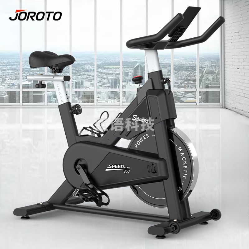 捷瑞特(JOROTO)美国品牌动感单车家用磁控静音智能运动健身器材室内自行车S30 手动调阻/无需插电