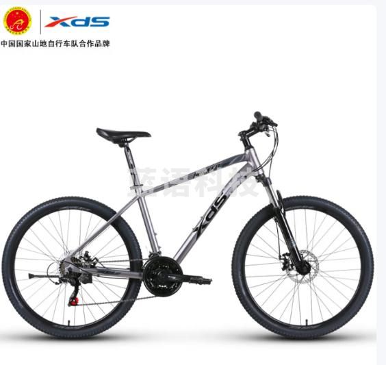 喜德盛（xds）山地自行车黑客380避震前叉21速变速X6铝合金车架 黑/灰色 17寸（建议身高165-180）