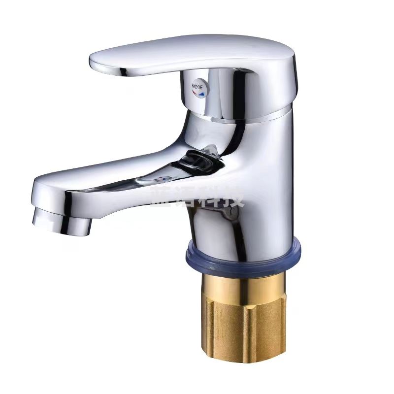 全铜混合阀 单头水龙头黄铜冷热家用