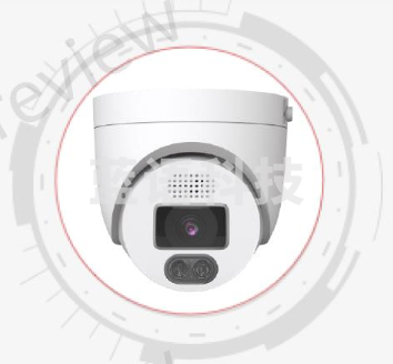 华为安防监控摄像头 400万双光语音AI半球型摄像机2.8mm