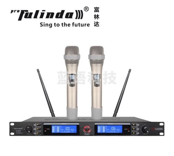 富林达（proFulinda） ST-860D 无线麦克风 家庭K歌 娱乐话筒 手持