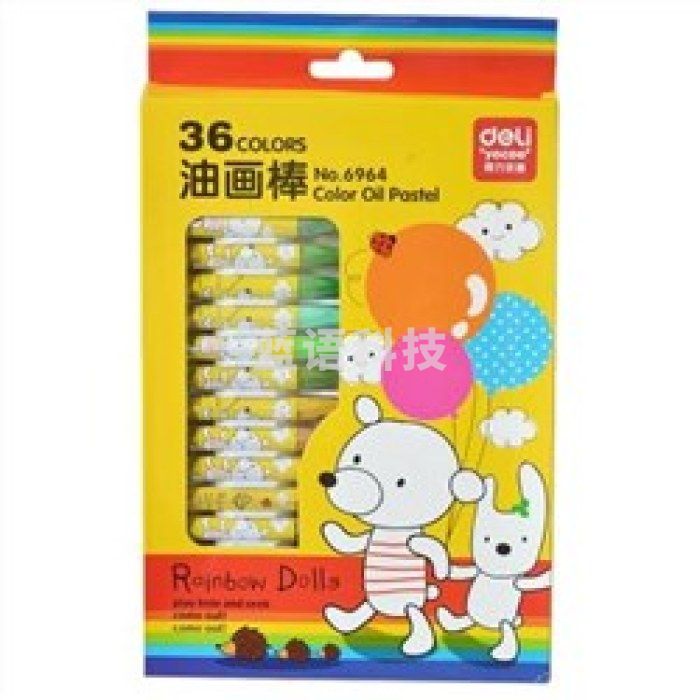 得力（deli） 6964 油画棒-36色