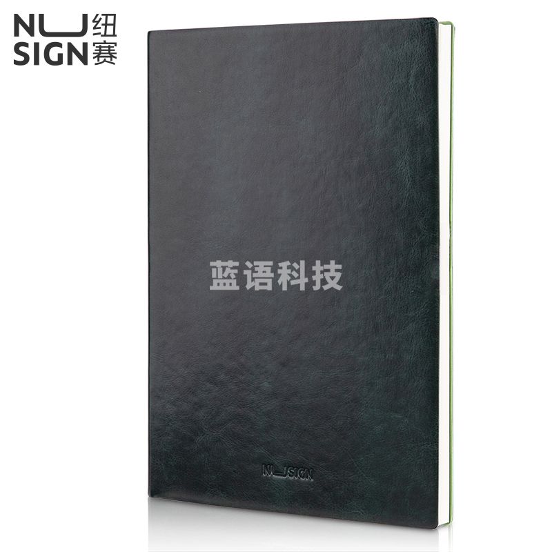 纽赛(NUSIGN)NS253橄榄绿 皮面笔记本 A5/160张