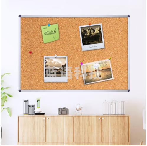 AUCS软木板180*100cm 留言板照片墙宣传板展示板