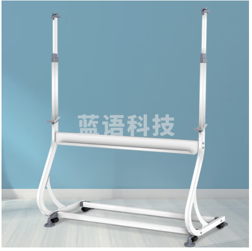 AUCS 写字板白板架子支架 S型高档移动绿板看板广告展示黑板支架式 办公设备 通用型 白色