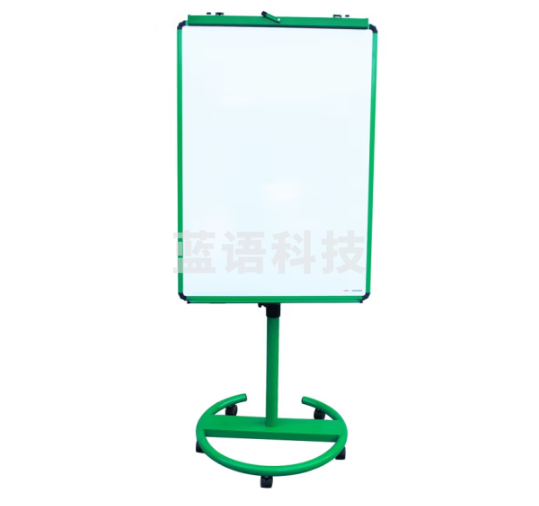 AUCS 70*100cm 移动挂纸白板写字板 办公教学会议白板支架式 绿色 1210002CG