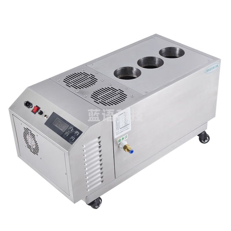 贝菱 304不锈钢工业加湿器大雾量超声波加湿机纺织车间喷雾器火锅蔬菜保鲜大棚大面积空气增湿防腐 BL-C30ZT/30公斤/小时/三管 BL-C30ZT