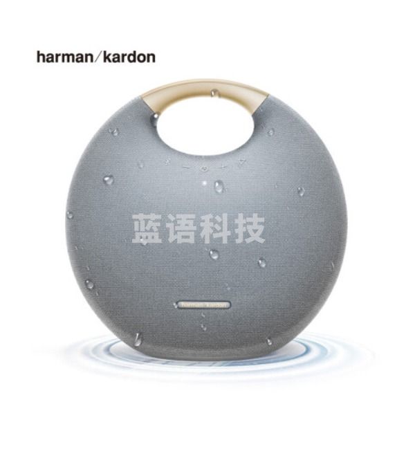 哈曼卡顿 (Harman Kardon) ONYX STUDIO6 音乐星环 桌面立体声音箱 电脑音响 便携蓝牙音箱 灰色