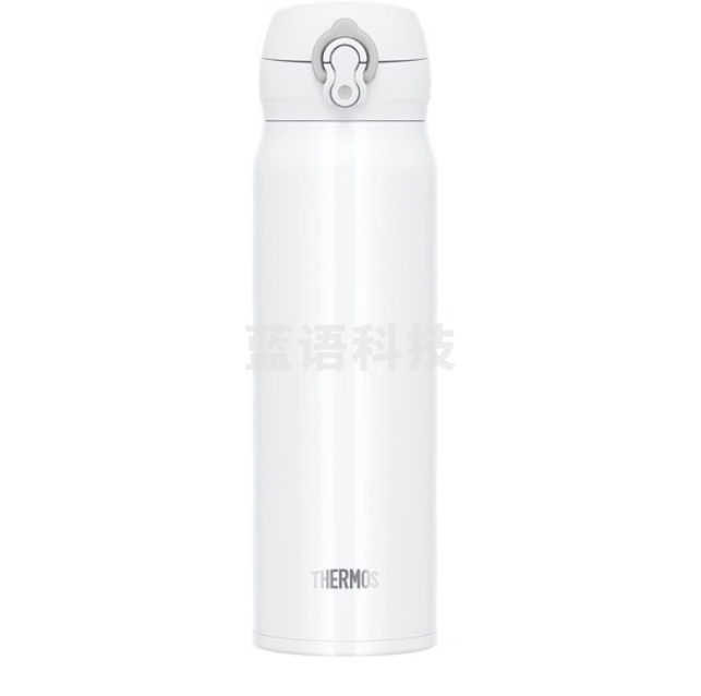膳魔师(Thermos)JNL-605 WHGY白色真空高保温保冷轻量可水洗一键开启多容量便携保温杯600ml