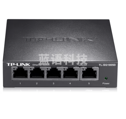 TP-LINK   5口千兆交换机 企业级交换器 监控网络网线分线器 分流器 金属机身 TL-SG1005D