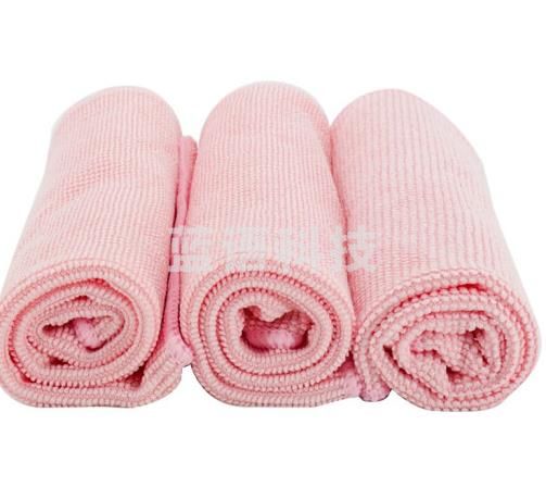 海斯迪克 HKY-238 无尘擦拭布 食品厂无尘车间洁净抹布 干湿两用不易掉毛布 红色(5条)