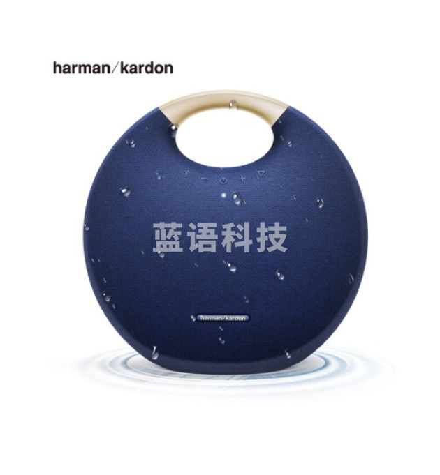 哈曼卡顿 (Harman Kardon) ONYX STUDIO6音乐星环 桌面立体声音箱 电脑音响 便携蓝牙音箱 蓝色