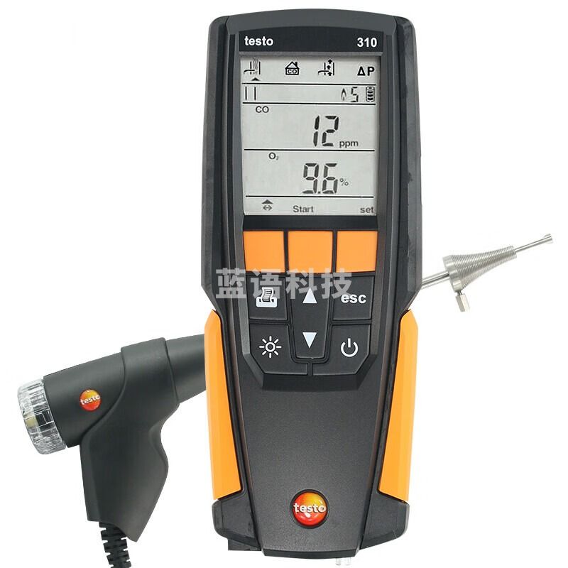 德图（testo）310打印机套装版 燃气壁挂炉燃烧效率测量仪/烟气分析仪
