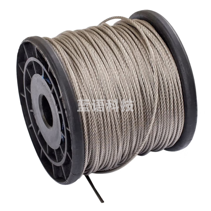 京势 钢丝绳 316不锈钢1.0mm粗软钢丝绳子包装困扎 可定制裁剪单位：米 100米装