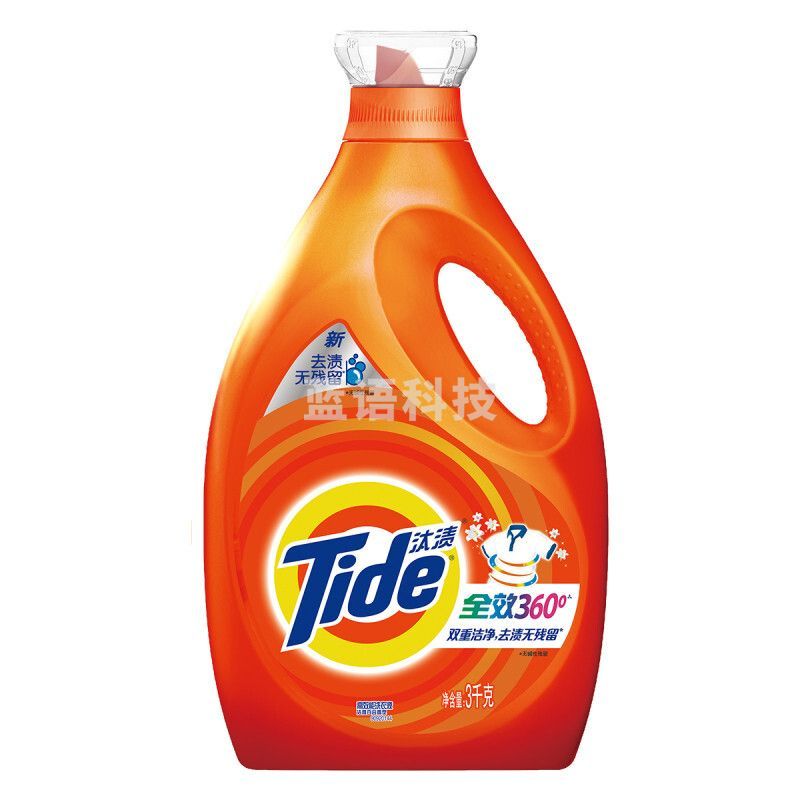 汰渍（TIDE）全效360洗衣液 3kg 洁雅百合