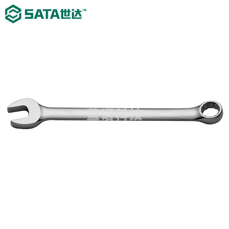 世达（SATA）40203 公制两用开口梅花扳手 银白 8mm 铬钒钢(计价单位:把)