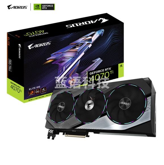 技嘉（GIGABYTE）小雕 AORUS GeForce RTX 4070TI显卡 ELITE 12G 电竞游戏专业独立显卡支持4K