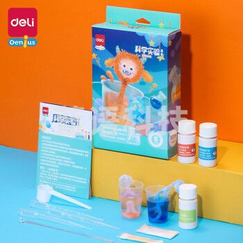 得力74378-5科学实验套装-魔法水晶(混)(盒)