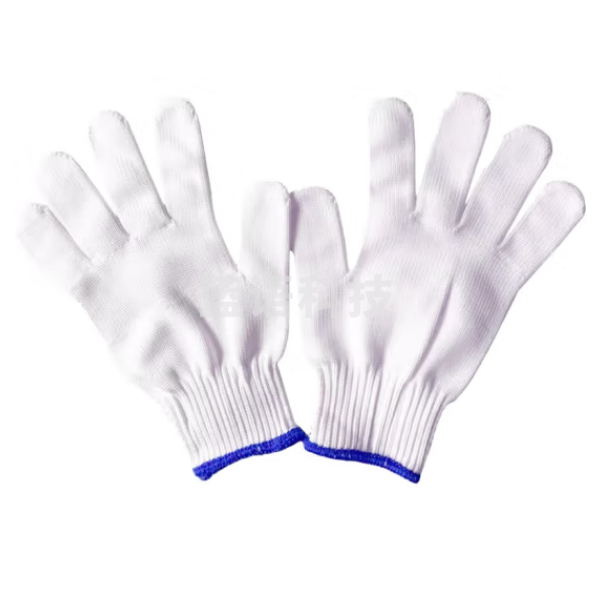 援邦 尼龙加厚500g/双 打劳保手套 白色 尼龙手套棉线劳保 加厚棉纱 100双